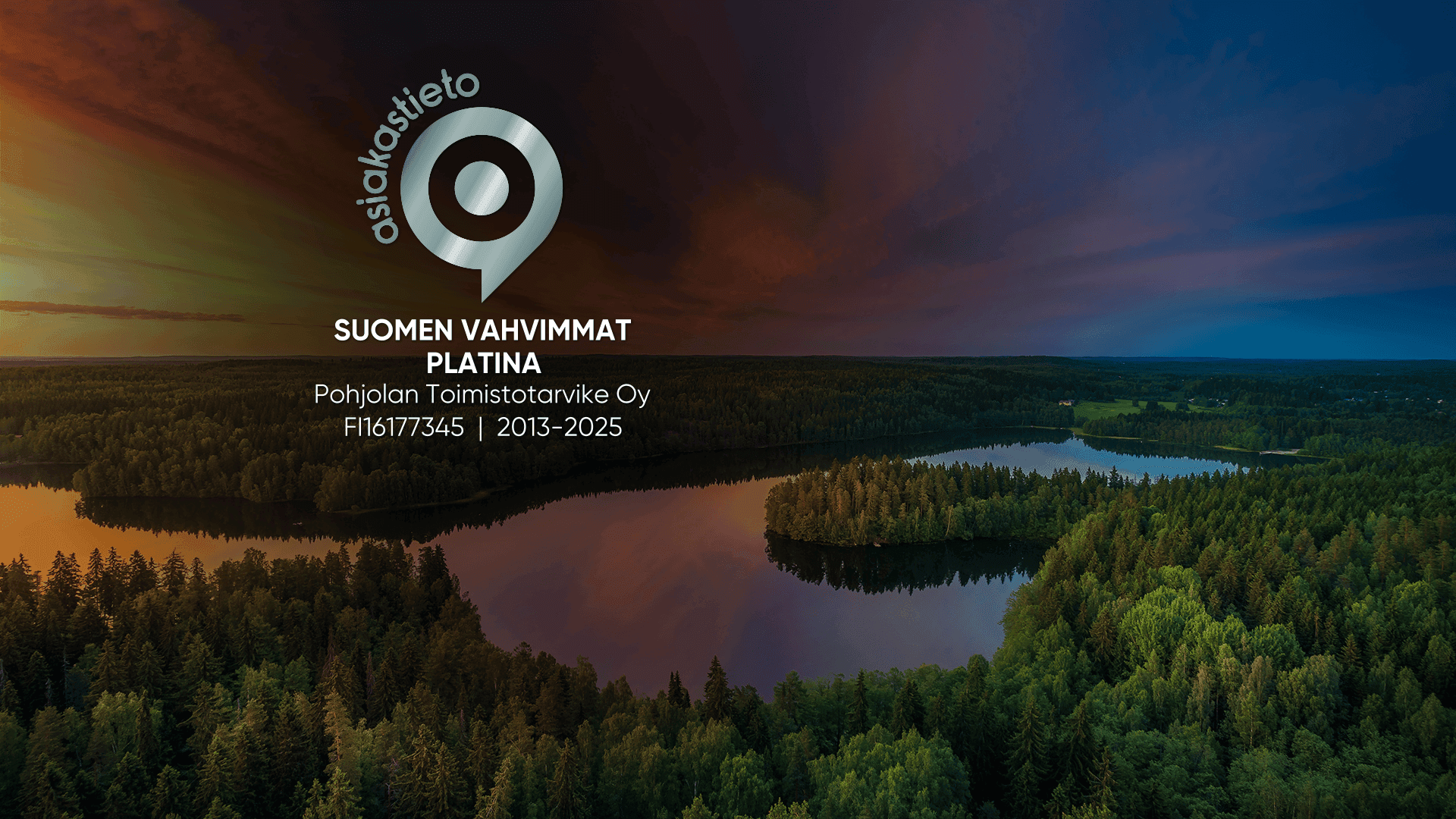 Suomen vahvimmat platina 2013-2025 Pohjolan Toimistotarvike Oy